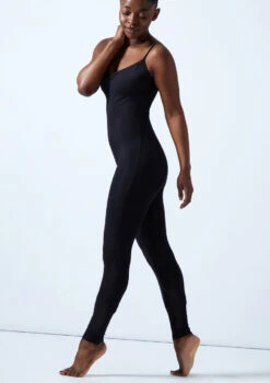 Alegra Basic Camisole Unitard - Black -Dance Costume Store alc0125 black front 3t 01566.1691191550