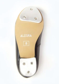 Alegra Tie Front Tap Shoe - Black -Dance Costume Store alh0022 black bottom 80357.1678872532