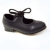 Alegra Tie Front Tap Shoe - Black