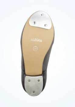 Alegra Unisex Oxford Tap Shoe - Black -Dance Costume Store alh0023 black bottom 1 45950.1678872537