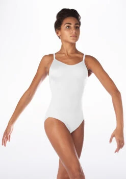 Alegra Shiny Cleo Leotard -Dance Costume Store all0206 white front 06953.1678872900