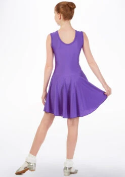 Tappers & Pointers Girl's Tank Ballroom And Latin Dress 8 Tappers & Pointers Girl's Tank Ballroom And Latin Dress -Dance Costume Store ballroom1 tappers pointers tank ballroom and latin dress purple back 38484.1678886265