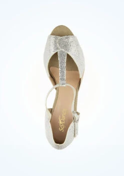 So Danca T-Strap Sparkle Open Toe Ballroom Shoe 1.5" -Dance Costume Store bl 33 so danca t strap sparkle open toe ballroom shoe 1 5 silver no1 31788.1678885558