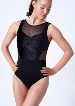 Bloch Larissa Scoop Neck Tank Leotard 13 Bloch Larissa Scoop Neck Tank Leotard -Dance Costume Store bll1005 black close up front 25371.1675901948