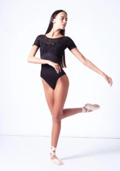 Bloch Vienna Short Sleeve Leotard 16 Bloch Vienna Short Sleeve Leotard -Dance Costume Store bll3392 black front 1 72427.1698399580