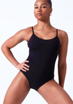 Bloch Octavia Weave Back Leotard -Dance Costume Store bll6137 black front t 25566.1698799651