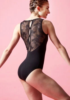 Bloch Fresia Lace Back Leotard - Black 5 Bloch Fresia Lace Back Leotard - Black -Dance Costume Store bll8845 blk back 1t 68649.1698799650
