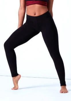 Bloch Footless Leggings -Dance Costume Store blp3958 black front t 18813.1698799651