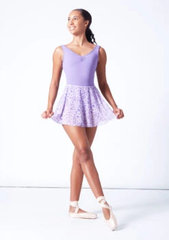 Bloch Floral Print Skirt - Lilac