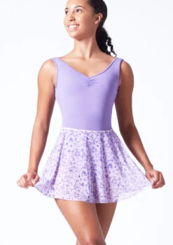 Bloch Floral Print Skirt - Lilac 7 Bloch Floral Print Skirt - Lilac -Dance Costume Store blr0241 lilac front t 47774.1697757686