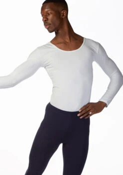 Ballet Rosa Mens Long Sleeve Dance Top -Dance Costume Store br jacques ballet rosa mens long sleeve dance top white front thumbnail T 33685.1698803367