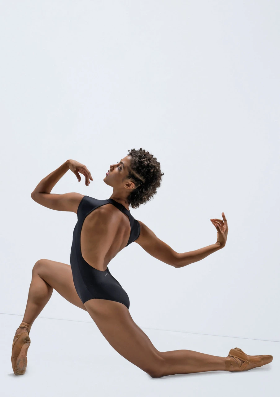 Ballet Rosa Paris Embroidered High Neck Leotard 2 Ballet Rosa Paris Embroidered High Neck Leotard - Image 2