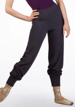 Ballet Rosa Tapered Bamboo Pants -Dance Costume Store br ryoko ballet rosa tapered bamboo pants grey front thumbnail T 32975.1698804054
