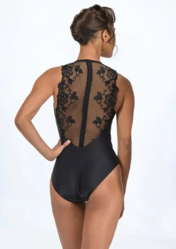 Ballet Rosa Esther Lace Zip Back Leotard -Dance Costume Store br esther mesh zip back tank leo blk back 1 04678.1678926759
