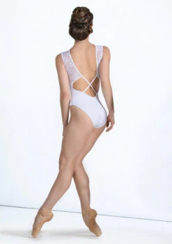 Ballet Rosa Harmonie Lace Open Back Leotard -Dance Costume Store br harmonie lace panel tank leo white back 3 17258.1678926773