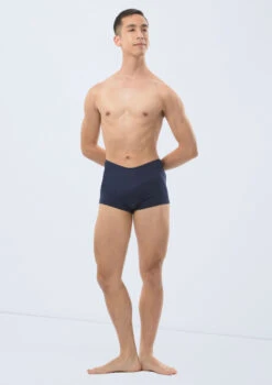 Ballet Rosa Mens Elia Shorts -Dance Costume Store brelia marine frontmain 4 73289.1678926731
