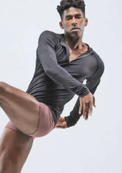 Ballet Rosa Mens Kyros Long Sleeve Hoody -Dance Costume Store brkosal black frontmain 1t 33229.1698803367