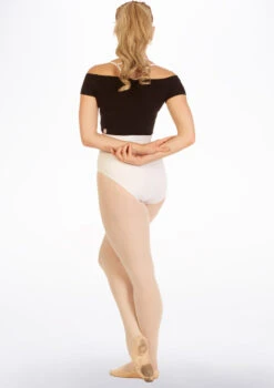 Capezio Soft Knit Dance Sweater -Dance Costume Store ca 11383w capezio soft knit dance sweater black back 71264.1678927026