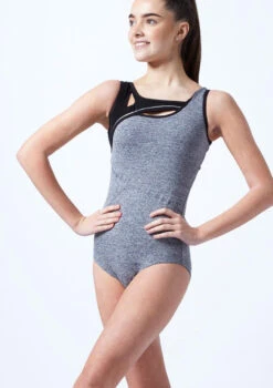 Capezio Teen Cut Out Tank Leotard -Dance Costume Store ca 11649t capezio teen cut out tank leotard grey front thumbnail T 14469.1698804503
