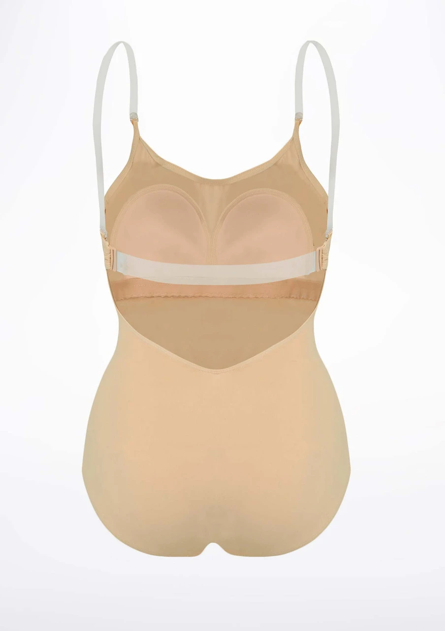 Capezio BraTek Nude Camisole Leotard 2 Capezio BraTek Nude Camisole Leotard - Image 2