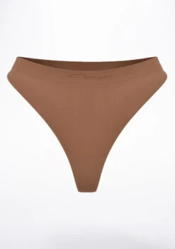 Capezio Thong -Dance Costume Store ca 3678 capezio thong brown front no1 15281.1678927120