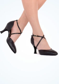 Capezio X Strap Pump Dance Shoe 2.75" 9 Capezio X Strap Pump Dance Shoe 2.75" -Dance Costume Store ca br09blk capezio x strap pump 2 77 black no3 44113.1678927166