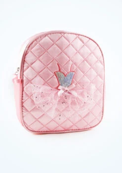 Capezio Sequin Backpack -Dance Costume Store cab282 pink front t 87930.1698711779