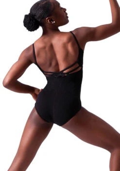 Capezio V Neck Camisole Leotard -Dance Costume Store cacc102 black back t 68987.1698805299