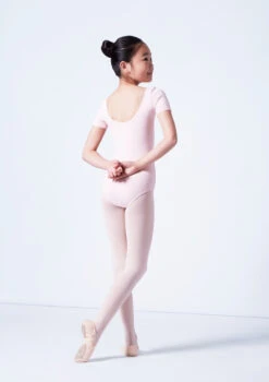 Capezio Class Kids Short Sleeve Leotard -Dance Costume Store cad400c pink back 37088.1689290966