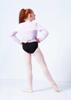 Capezio Class Kids Crossover Ballet Wrap 15 Capezio Class Kids Crossover Ballet Wrap -Dance Costume Store cad850c lavender back 65143.1689290834