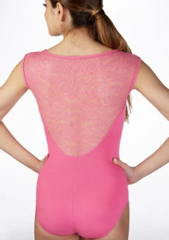 So Danca Floral Lace Back Leotard -Dance Costume Store e 10946 so danca floral lace back leotard pink back 31677.1678885631