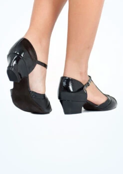 Dancesteps Garnet Ballroom & Latin Shoe 1.5" - Black -Dance Costume Store garnet dancesteps garnet ballroom latin shoe 1 5 black no5 72881.1678927713