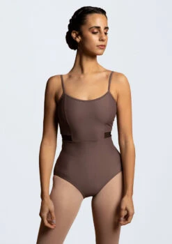 Intermezzo Camisole Ribbon Leotard -Dance Costume Store it31608 brn fmain 73905.1692920952
