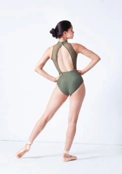 Intermezzo Briseida Halterneck Leotard -Dance Costume Store it31641 green back 2 31362.1687821470