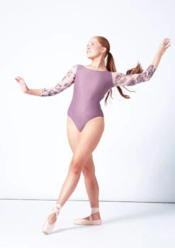 Intermezzo Catalina 3/4 Sleeve Leotard 17 Intermezzo Catalina 3/4 Sleeve Leotard -Dance Costume Store it31653 pink front 2 32876.1697239953