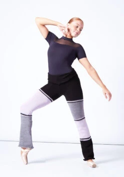 Intermezzo Cosimo Knit Warm Up Pants -Dance Costume Store it5534 black front 3 05139.1697498601