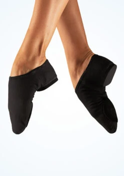 So Danca Canvas Split Sole Jazz Shoe - Black -Dance Costume Store jz 75 so danca canvas split sole jazz shoe black no1 T 55807.1698810918