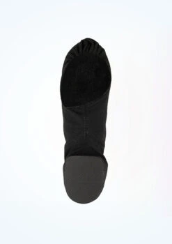 So Danca Canvas Split Sole Jazz Shoe - Black -Dance Costume Store jz 75 so danca canvas split sole jazz shoe black no4 36955.1678885784