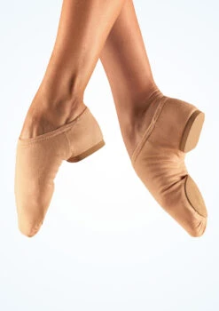 So Danca Canvas Split Sole Jazz Shoe - Nude -Dance Costume Store jz 75 so danca canvas split sole jazz shoe nude tan T 61382.1698810918
