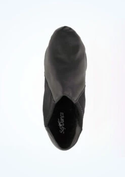 So Danca Split Sole Stretch Jazz Shoe - Black -Dance Costume Store jze 45 so danca split sole stretch jazz shoe black no3 11352.1678885795