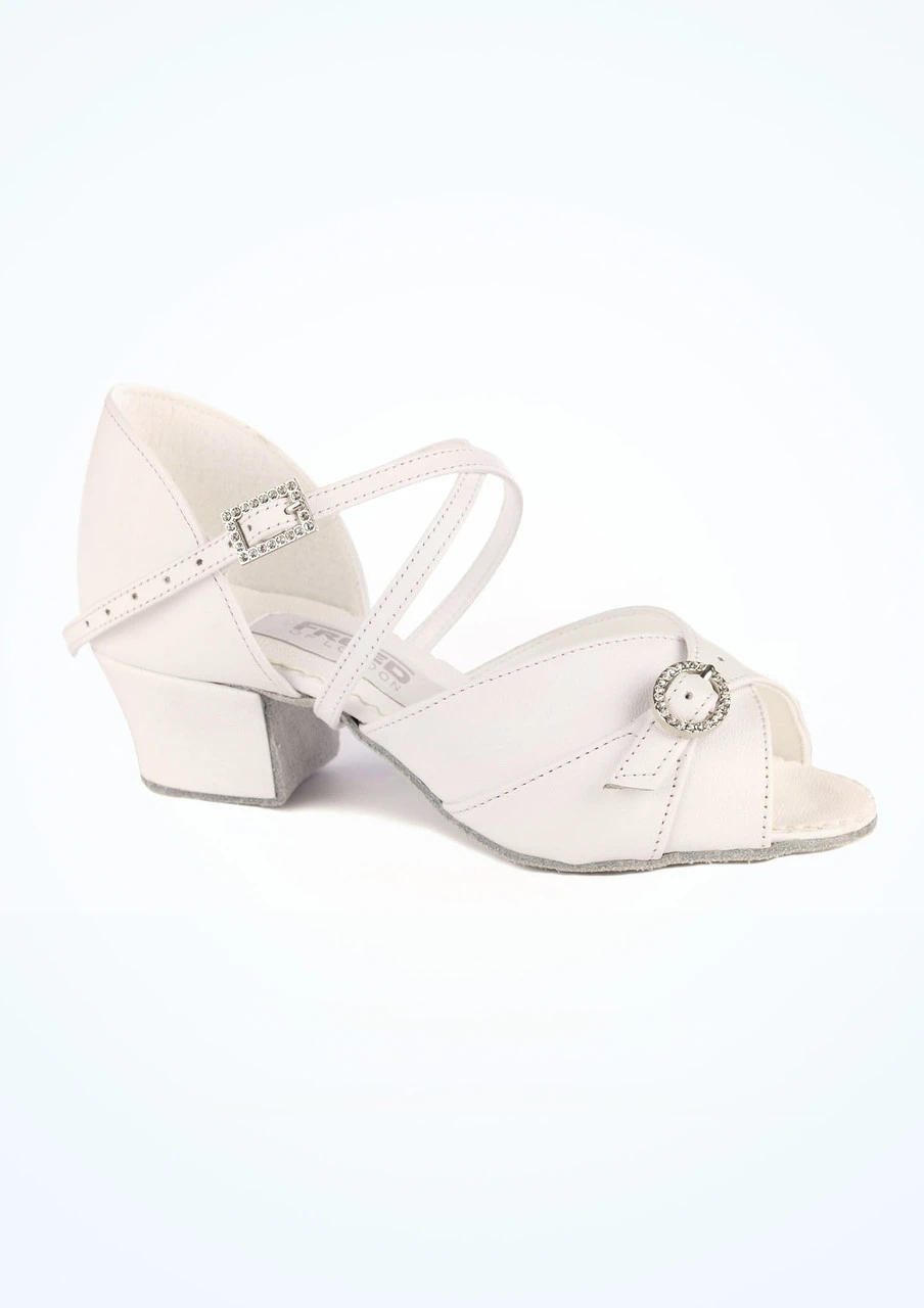 Freed Lyla Ballroom Shoe 1.5" - White 4 Freed Lyla Ballroom Shoe 1.5" - White - Image 4