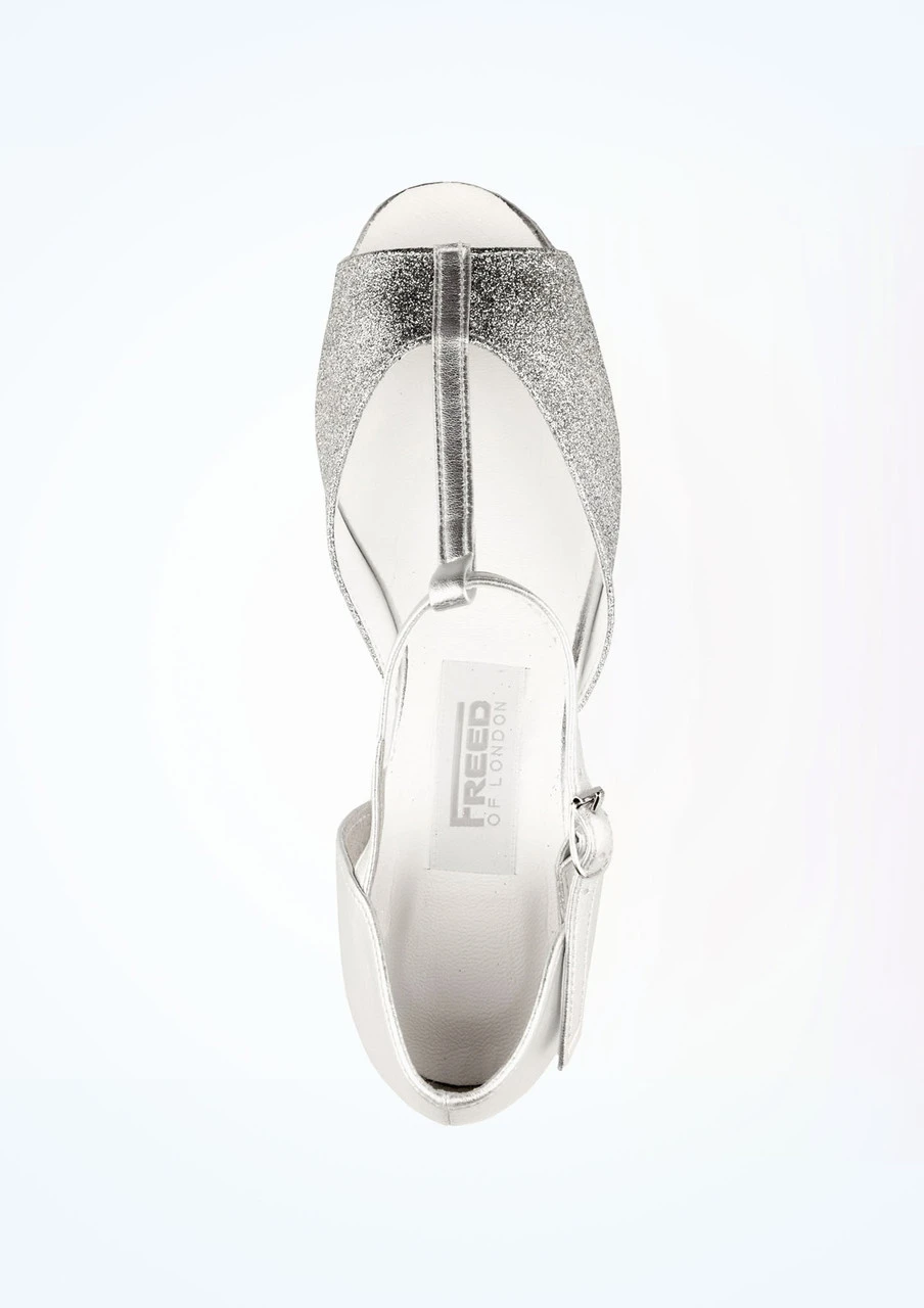 Freed Marina Ballroom Shoe 1" - Silver 2 Freed Marina Ballroom Shoe 1" - Silver - Image 2