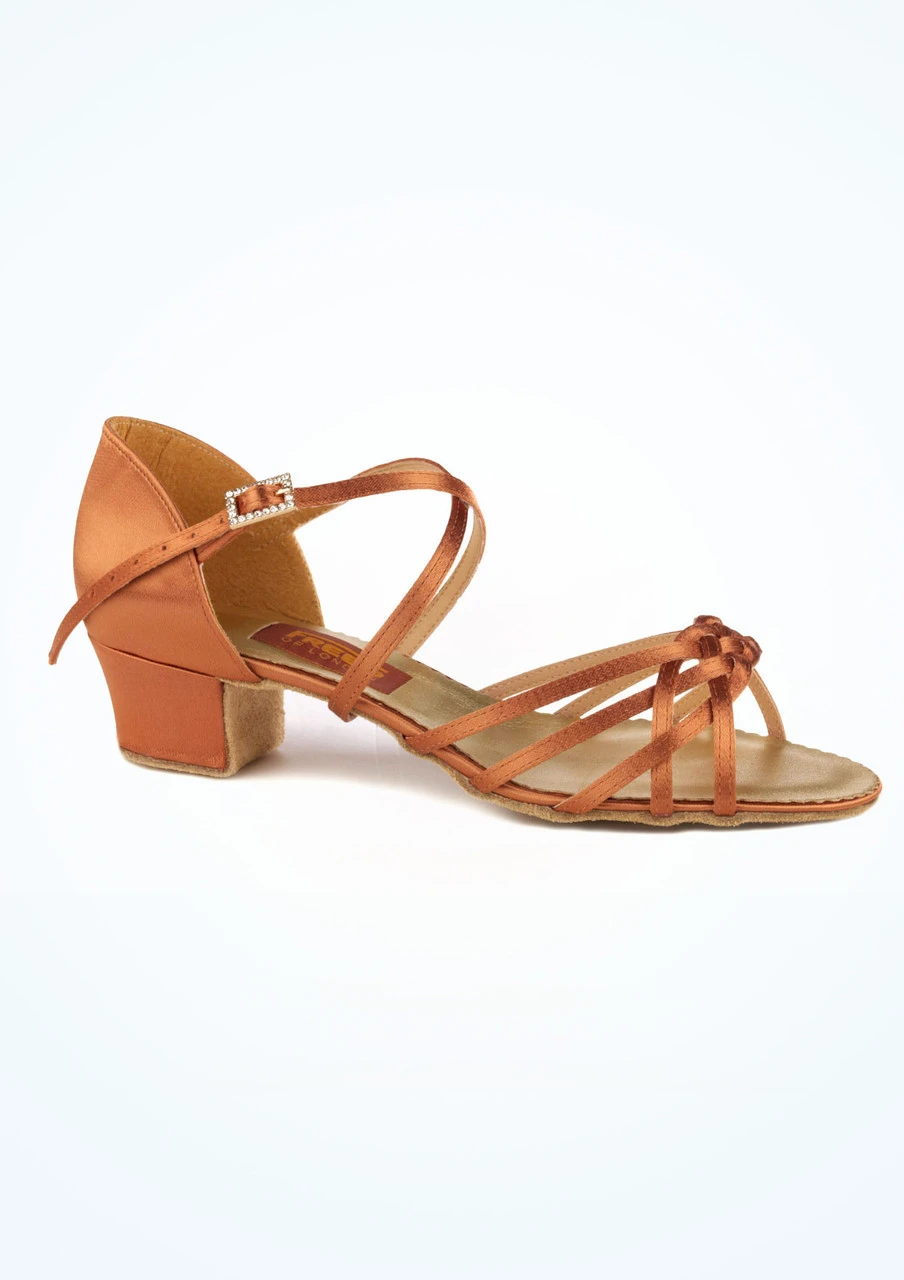 Freed Maisie Ballroom And Latin Shoe 1.5" - Dark Tan 1 Freed Maisie Ballroom And Latin Shoe 1.5" - Dark Tan