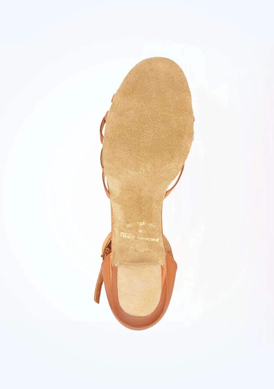 Freed Maisie Ballroom And Latin Shoe 1.5" - Dark Tan 3 Freed Maisie Ballroom And Latin Shoe 1.5" - Dark Tan - Image 3