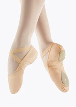 Merlet Stella Split Sole Ballet Shoe -Dance Costume Store mlstell maint salmon 36008.1698809420