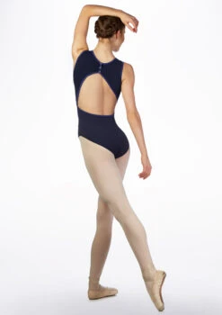 Move Dance Nava Tank Leotard -Dance Costume Store mo l0132 move nava tank leotard blue back 87184.1678928617