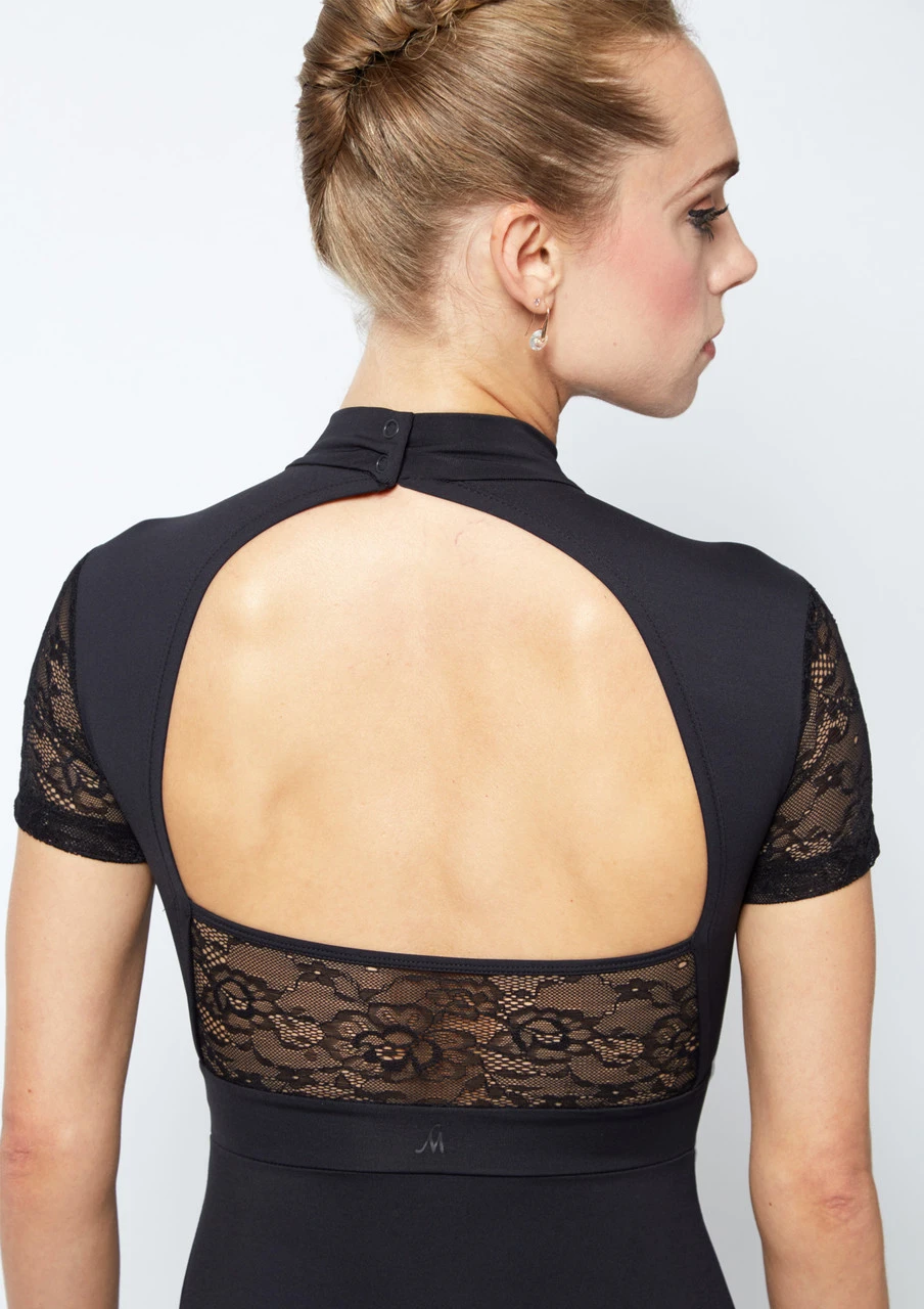 Move Dance Una Cap Sleeve Lace Leotard 2 Move Dance Una Cap Sleeve Lace Leotard - Image 2