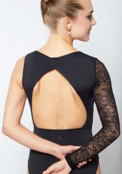 Move Dance Ailsa Asymmetric Lace Leotard 8 Move Dance Ailsa Asymmetric Lace Leotard -Dance Costume Store mo l0628 move dance ailsa asymmetric lace leotard black back no2 57942.1678884183