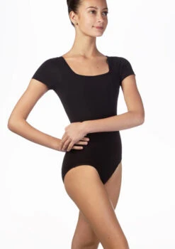 Move Dance Hadey Girls Square Neck Leotard -Dance Costume Store mo l5137 move hadey square neck leotard black front thumbnail T 84895.1692921255