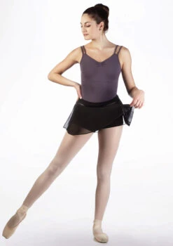 Move Dance Amelie Skirted Short -Dance Costume Store mo r0015 move amelie skirted short black front T 23070.1691020015